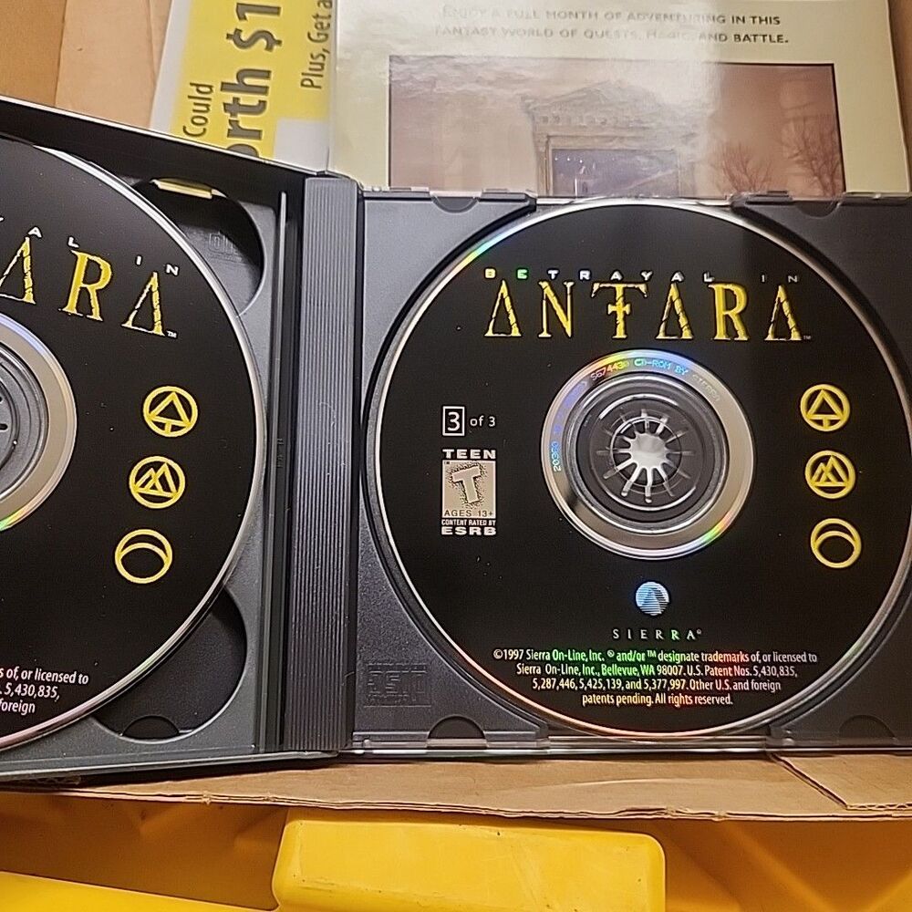*CLASSIC* Betrayal in Antara Big Box PC Game (Sierra, 1997) Complete - Picture 7 of 7